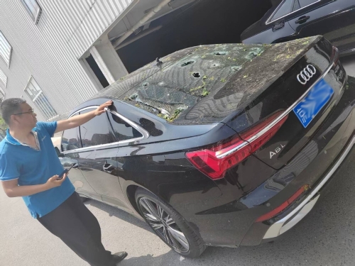 中國大地保險快速應(yīng)對北京冰雹突襲，高效理賠護航客戶安全